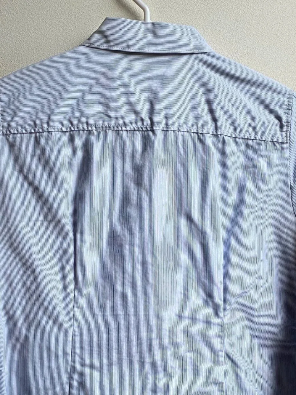 J. Crew Blue Pinstripe Button Down Shirt Size Small